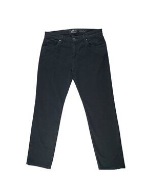 7 For All Mankind Jeans Men's 34x32 Black Standard Luxe Performance Stretch EUC